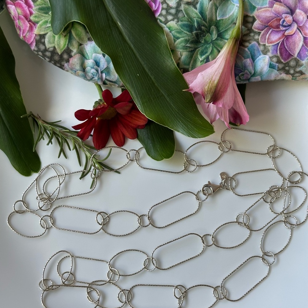 Silpada sterling Silver 925 lasting impressions  necklace